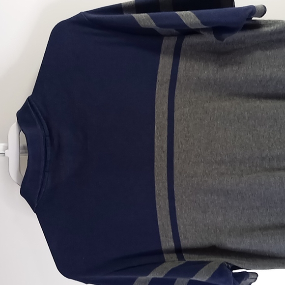 Cremieux Classic Polo Shirt Men's Size Large Navy/ Gray - Picture 4 of 15